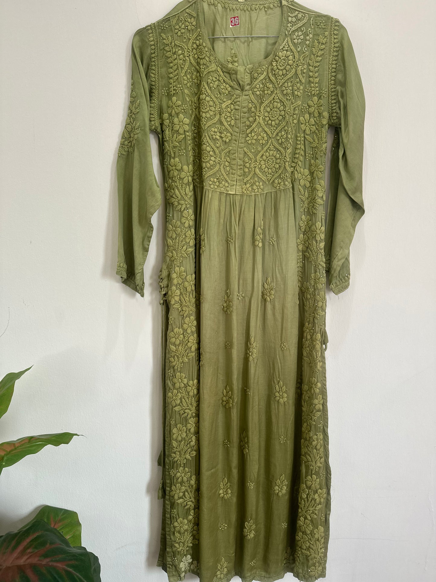 JANNAT CHANDERI PISTA KURTA