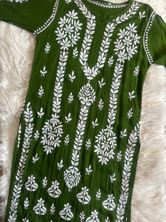 GREEN 3 PIECE RAYON SET