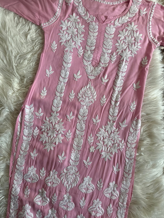 LIGHT PINK RAYON 3 PIECE SET