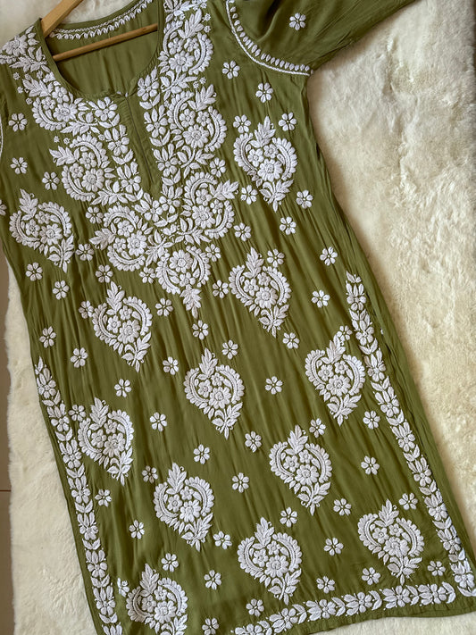 PISTA PLUS SIZE MODAL KURTA